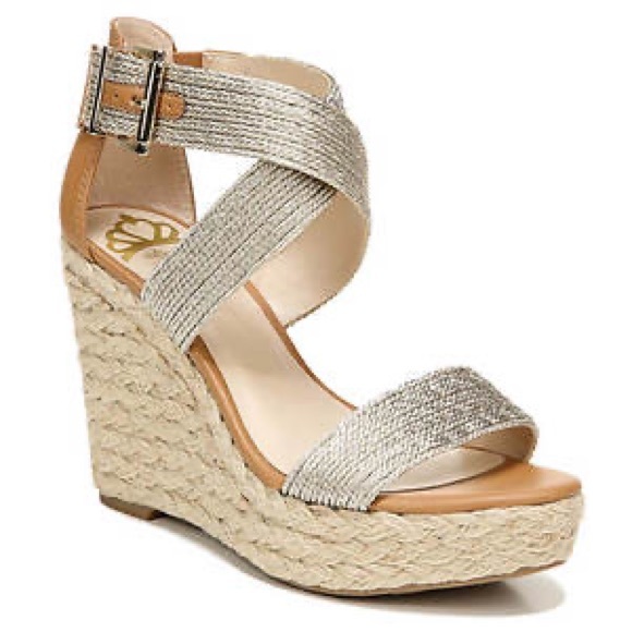 Fergalicious Shoes - Fergalicious Maxi gold espadrille wedge 9.5